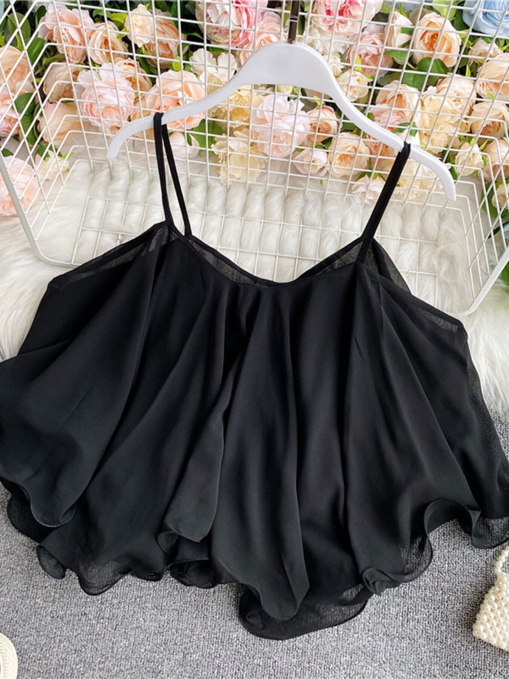 Ruffled Flowy Cami - Picture 11 of 14